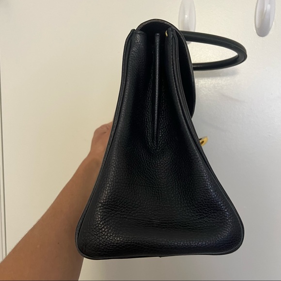 Delvaux Navy Blue Leather Brillant Handbag - Picture 5 of 11